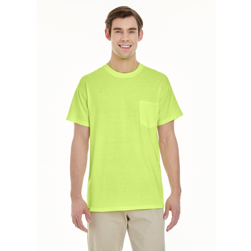 Buy Gildan G530 Unisex Heavy Cotton Pocket T-Shirt | ApparelChoice.ca