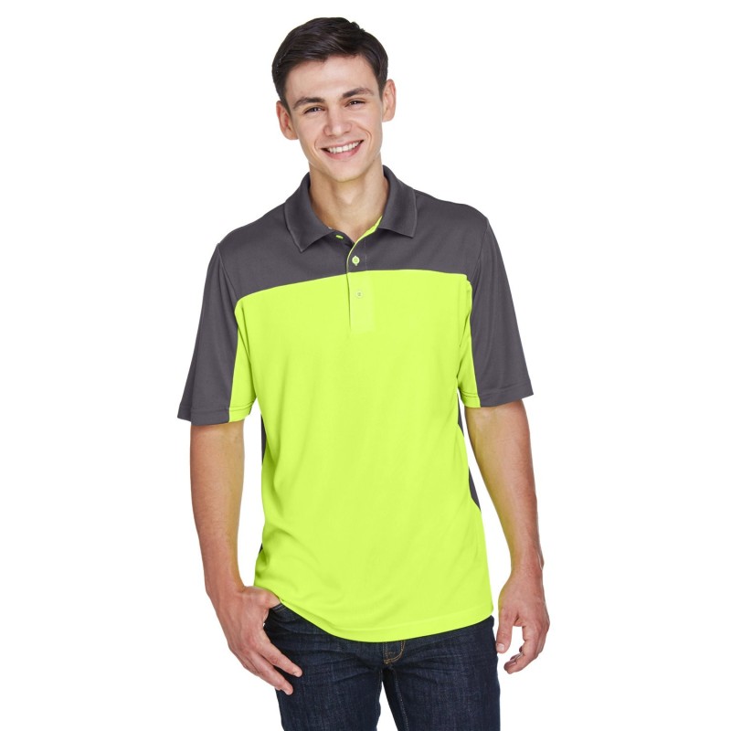 Buy Core365 CE101 Men's Balance Colorblock Performance Pique Polo | ApparelChoice.ca