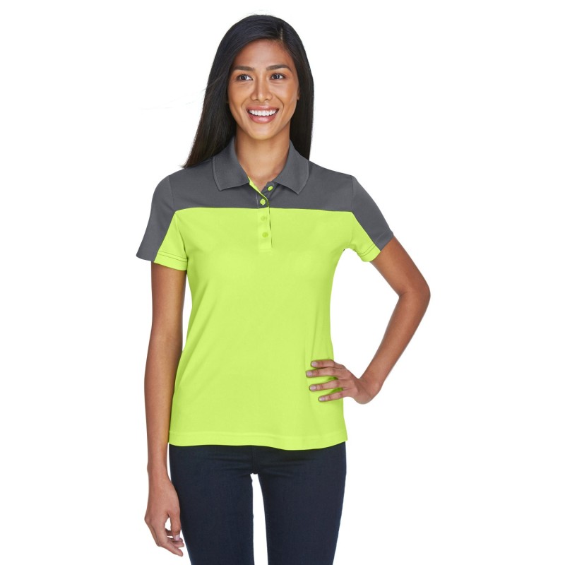 Buy Core365 CE101W Ladies Balance Colorblock Performance Pique Polo | ApparelChoice.ca