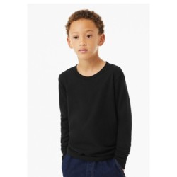 Buy Bella + Canvas 3501YCV Youth Heather CVC Long-Sleeve T-Shirt | ApparelChoice.ca
