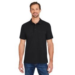 Buy Harriton M205P Men's Valiant Cotton Snag Protect Pocket Polo | ApparelChoice.ca