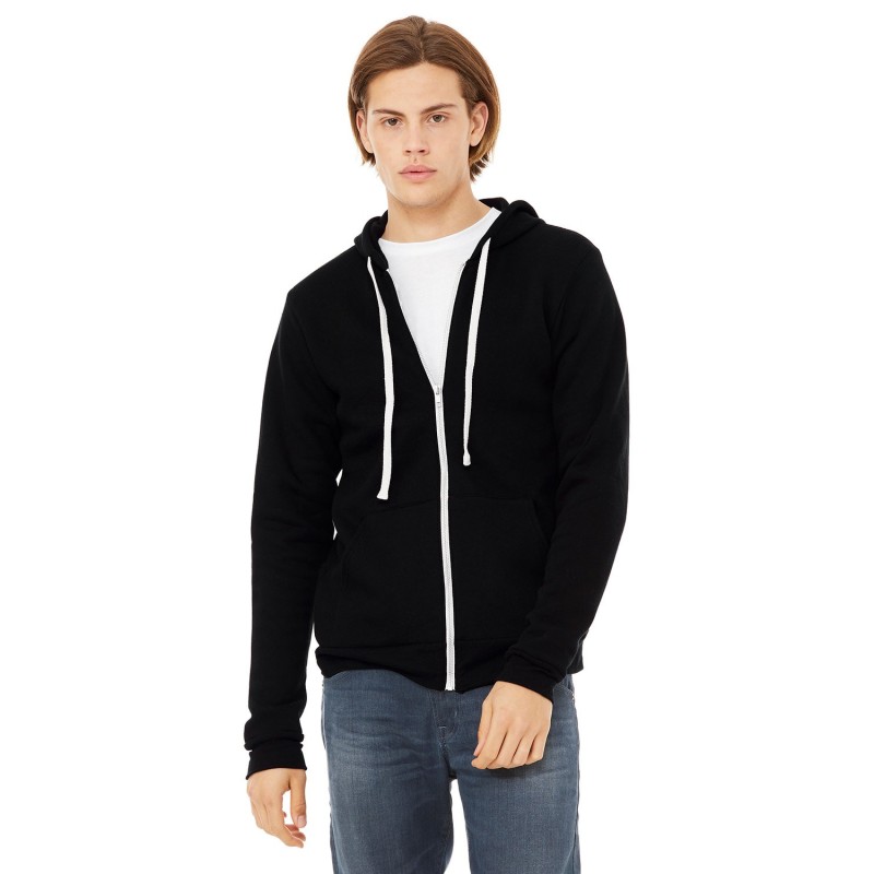 Buy Bella + Canvas 3909 Unisex Triblend Sponge Fleece Full-Zip Hoodie | ApparelChoice.ca