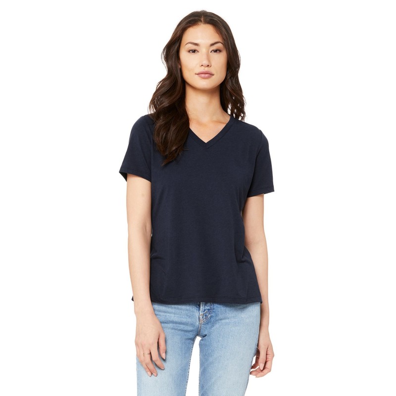 Buy Bella + Canvas 6415 Ladies Relaxed Triblend V-Neck T-Shirt | ApparelChoice.ca