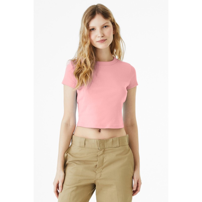 Buy Bella + Canvas 1010BE Ladies Micro Ribbed Baby Tee | ApparelChoice.ca