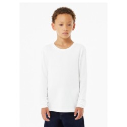 Buy Bella + Canvas 3501YCV Youth Heather CVC Long-Sleeve T-Shirt | ApparelChoice.ca