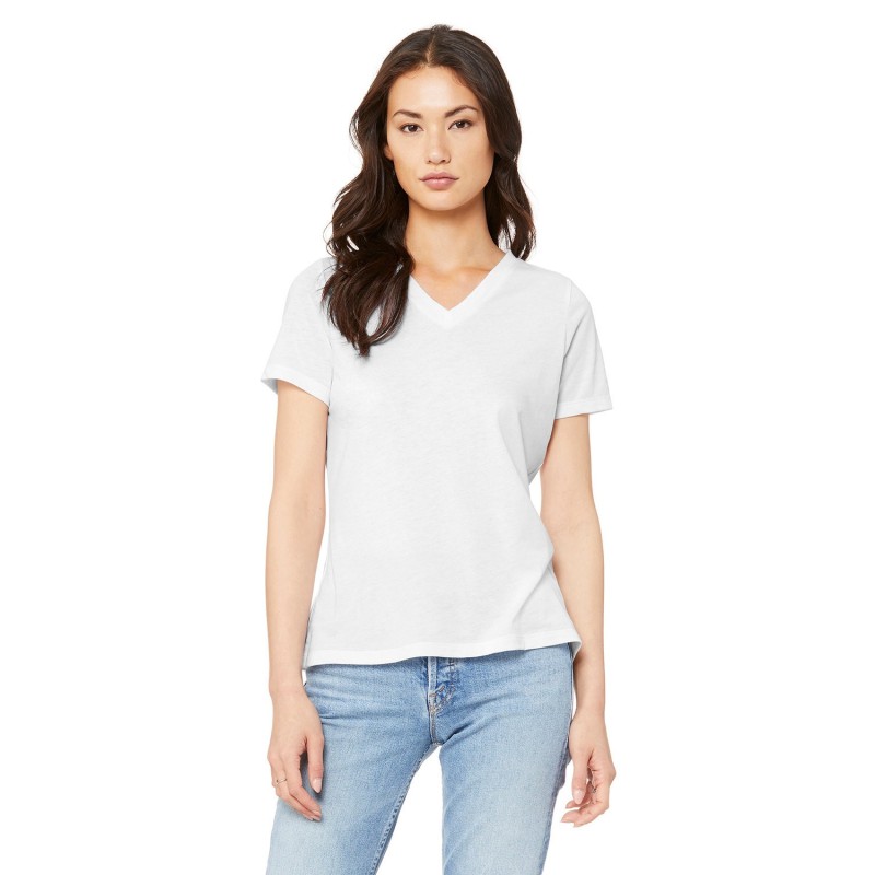Buy Bella + Canvas 6415 Ladies Relaxed Triblend V-Neck T-Shirt | ApparelChoice.ca