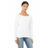 Buy Bella + Canvas 7501 Ladies Sponge Fleece Wide Neck Sweatshirt | ApparelChoice.ca