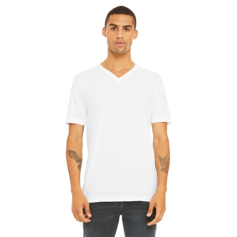 Buy Bella + Canvas 3415C Unisex Triblend V-Neck T-Shirt | ApparelChoice.ca