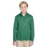 Buy Team 365 TT31HY Youth Zone Sonic Heather Performance Quarter-Zip | ApparelChoice.ca