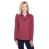 Buy Team 365 TT31HW Ladies Zone Sonic Heather Performance Quarter-Zip | ApparelChoice.ca