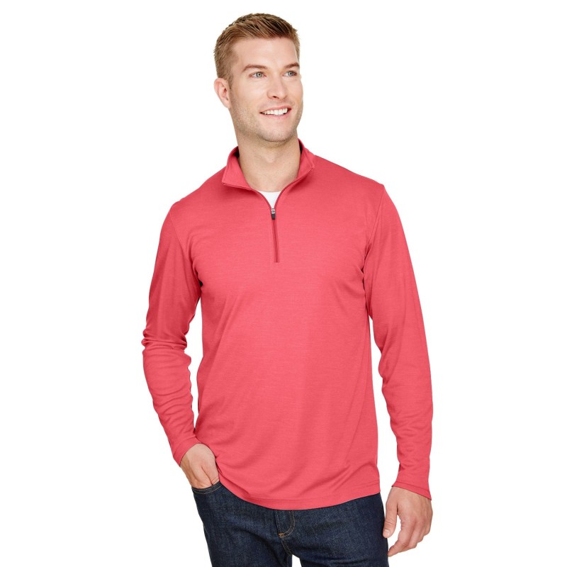 Buy Team 365 TT31H Men's Zone Sonic Heather Performance Quarter-Zip | ApparelChoice.ca