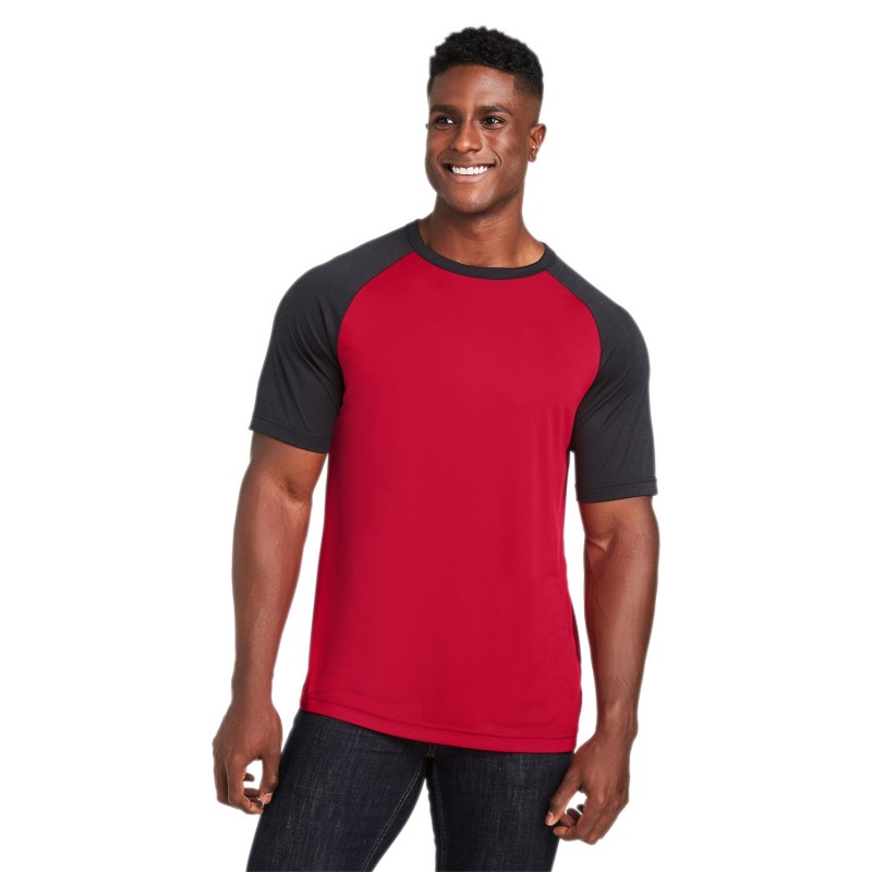 Buy Team 365 TT62 Unisex Zone Colorblock Raglan T-Shirt | ApparelChoice.ca