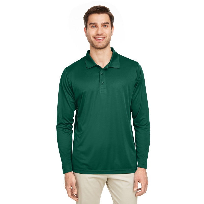 Buy Team 365 TT51L Men's Zone Performance Long Sleeve Polo | ApparelChoice.ca