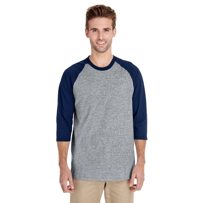 Buy Gildan G570 Adult Heavy Cotton 3/4-Raglan Sleeve T-Shirt | ApparelChoice.ca