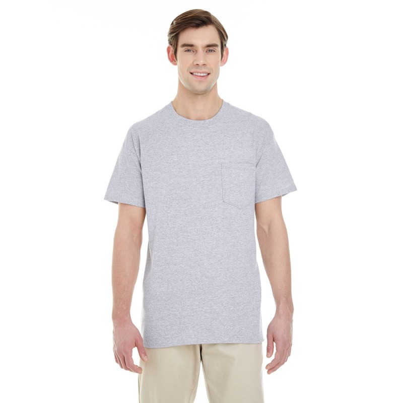 Buy Gildan G530 Unisex Heavy Cotton Pocket T-Shirt | ApparelChoice.ca