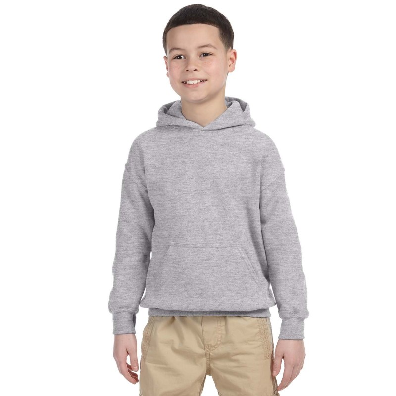 Buy Gildan G185B Youth Heavy Blend Hooded Sweatshirt | ApparelChoice.ca