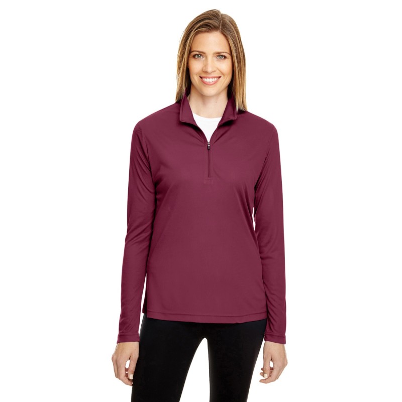 Buy Team 365 TT31W Ladies Zone Performance Quarter-Zip | ApparelChoice.ca