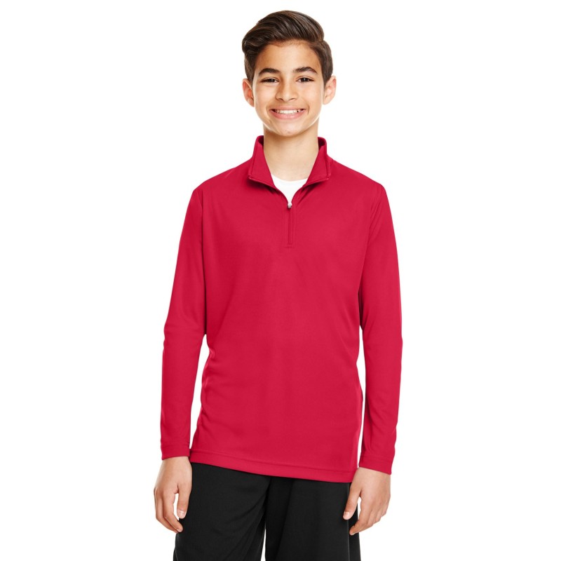 Buy Team 365 TT31Y Youth Zone Performance Quarter-Zip | ApparelChoice.ca