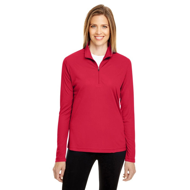 Buy Team 365 TT31W Ladies Zone Performance Quarter-Zip | ApparelChoice.ca