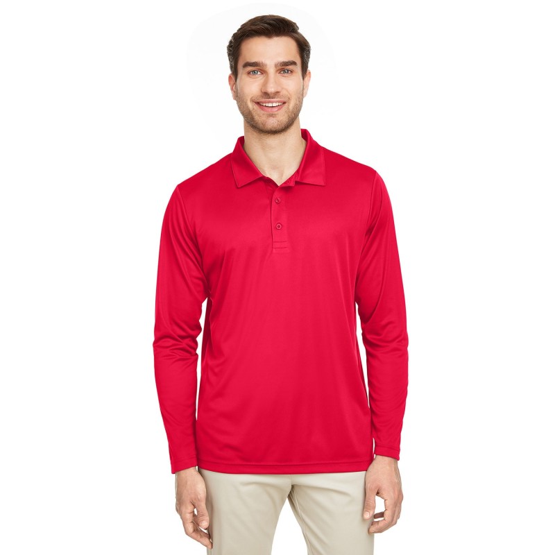 Buy Team 365 TT51L Men's Zone Performance Long Sleeve Polo | ApparelChoice.ca