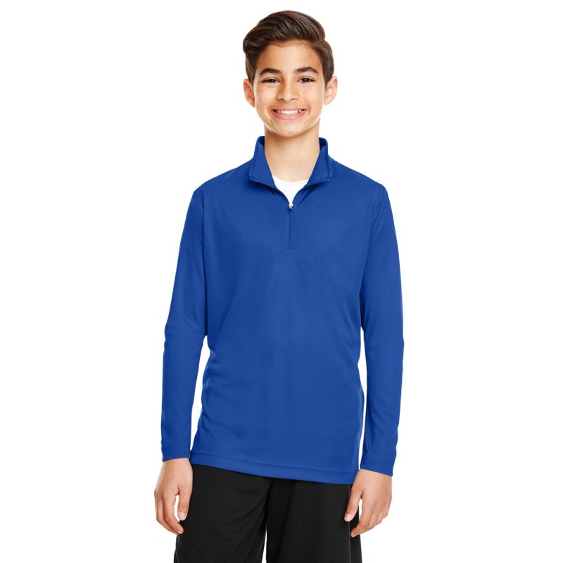 Buy Team 365 TT31Y Youth Zone Performance Quarter-Zip | ApparelChoice.ca