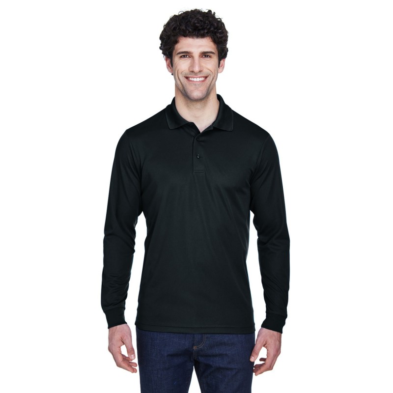Buy Core365 88192T Men's Tall Pinnacle Performance Long-Sleeve Pique Polo | ApparelChoice.ca