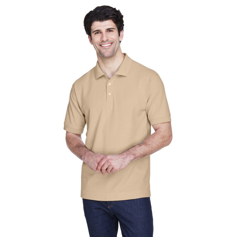 Buy Devon & Jones D100 Men's Pima Pique Short-Sleeve Polo | ApparelChoice.ca