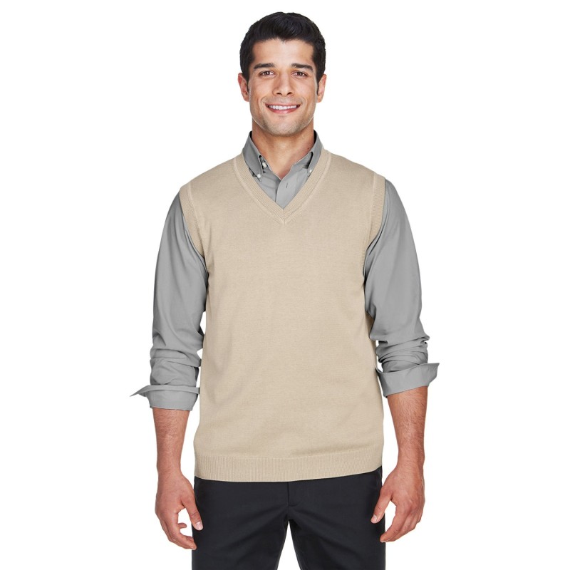 Buy Devon & Jones D477 Adult V-Neck Vest | ApparelChoice.ca