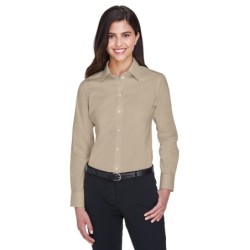 Buy Devon & Jones DG530W Ladies Crown Collection Solid Stretch Twill Woven Shirt | ApparelChoice.ca