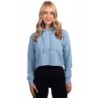 Buy Next Level Apparel 9384 Ladies Cropped Pullover Hooded Sweatshirt | ApparelChoice.ca