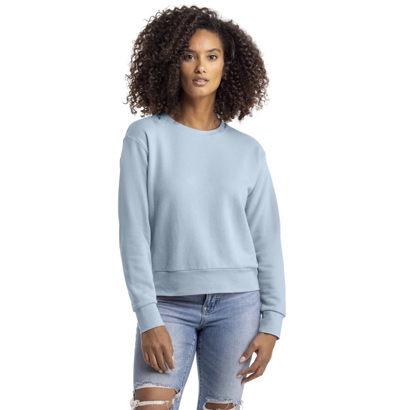 Buy Next Level Apparel 9084 Ladies Laguna Sueded Sweatshirt | ApparelChoice.ca