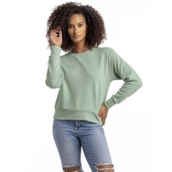 Buy Next Level Apparel 9084 Ladies Laguna Sueded Sweatshirt | ApparelChoice.ca