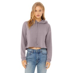 Buy Bella + Canvas B7502 Ladies Cropped Fleece Hoodie | ApparelChoice.ca