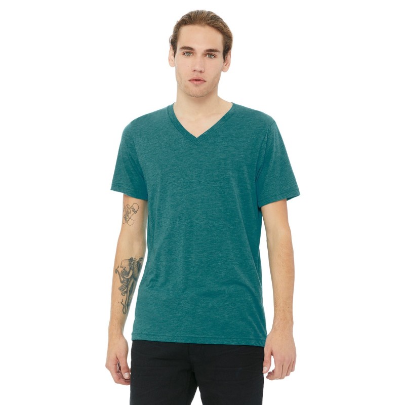 Buy Bella + Canvas 3415C Unisex Triblend V-Neck T-Shirt | ApparelChoice.ca