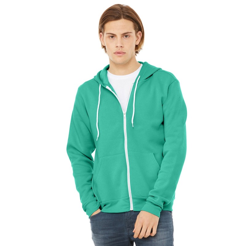 Buy Bella + Canvas 3739 Unisex Sponge Fleece Full-Zip Hooded Sweatshirt | ApparelChoice.ca