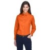 Buy Harriton M500W Ladies Easy Blend Long-Sleeve Twill Shirt with Stain-Release | ApparelChoice.ca