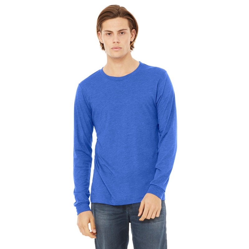 Buy Bella + Canvas 3513 Unisex Triblend Long-Sleeve T-Shirt | ApparelChoice.ca