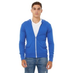 Buy Bella + Canvas 3939 Unisex Triblend Full-Zip Lightweight Hoodie | ApparelChoice.ca