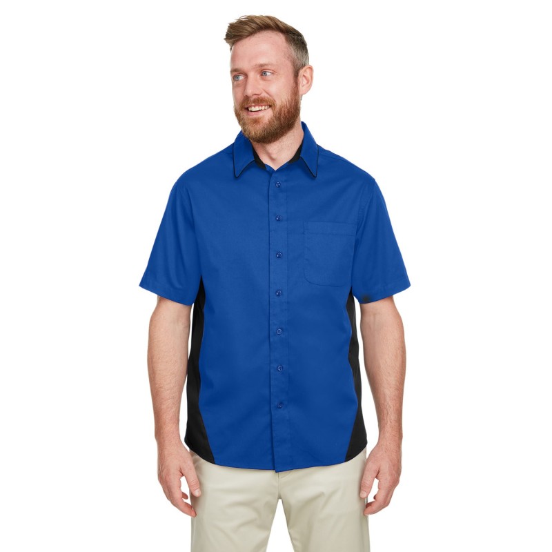 Buy Harriton M586T Men's Tall Flash IL Colorblock Short Sleeve Shirt | ApparelChoice.ca