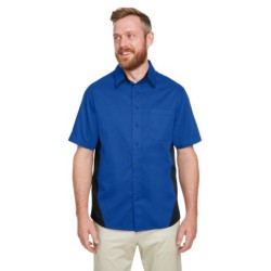 Buy Harriton M586 Men's Flash IL Colorblock Short Sleeve Shirt | ApparelChoice.ca