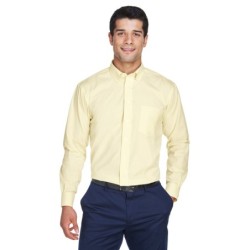 Buy Devon & Jones D630 Men's Crown Collection Solid Oxford Woven Shirt | ApparelChoice.ca