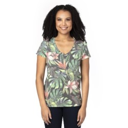 Buy Threadfast 200RV Ladies Ultimate CVC V-Neck T-Shirt | ApparelChoice.ca