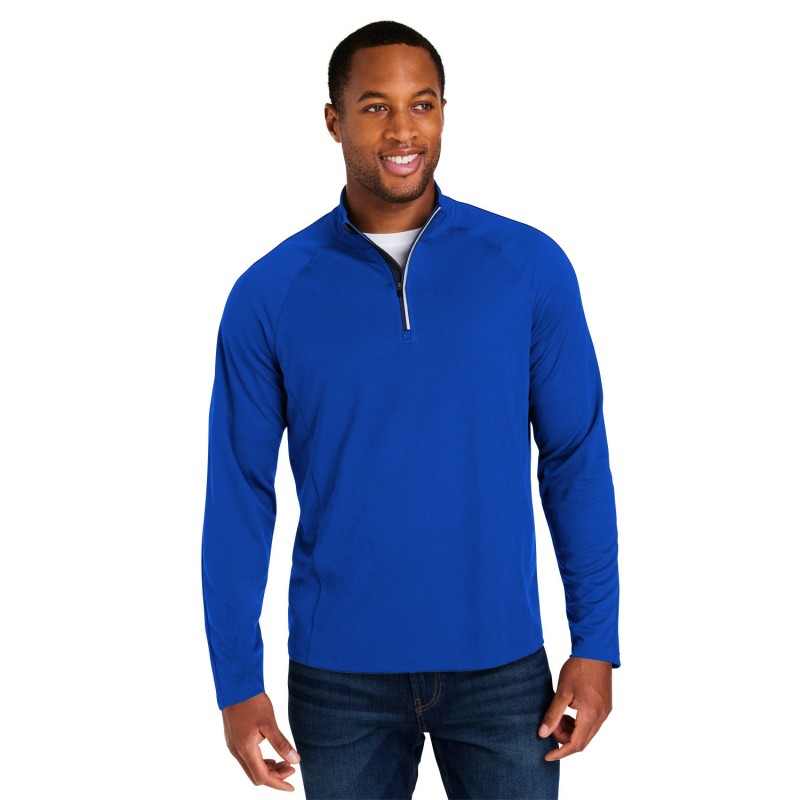 Buy Core365 CE418 Men's Origin Performance Pique Quarter-Zip | ApparelChoice.ca