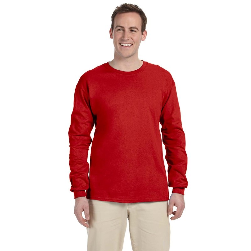Buy Fruit of the Loom 4930 Adult HD Cotton Long-Sleeve T-Shirt | ApparelChoice.ca
