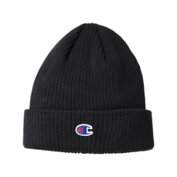 Buy Champion CS4003 Cuff Beanie With Patch | ApparelChoice.ca