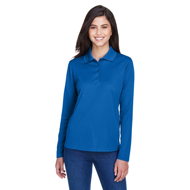 Buy Core365 78192 Ladies Pinnacle Performance Long-Sleeve Pique Polo | ApparelChoice.ca