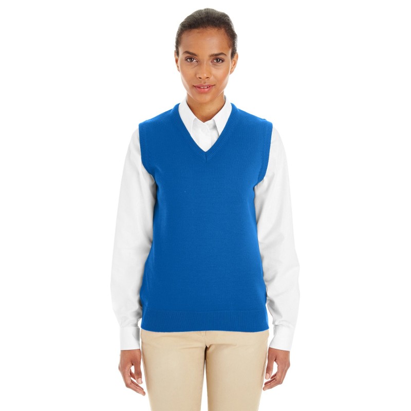 Buy Harriton M415W Ladies Pilbloc V-Neck Sweater Vest | ApparelChoice.ca
