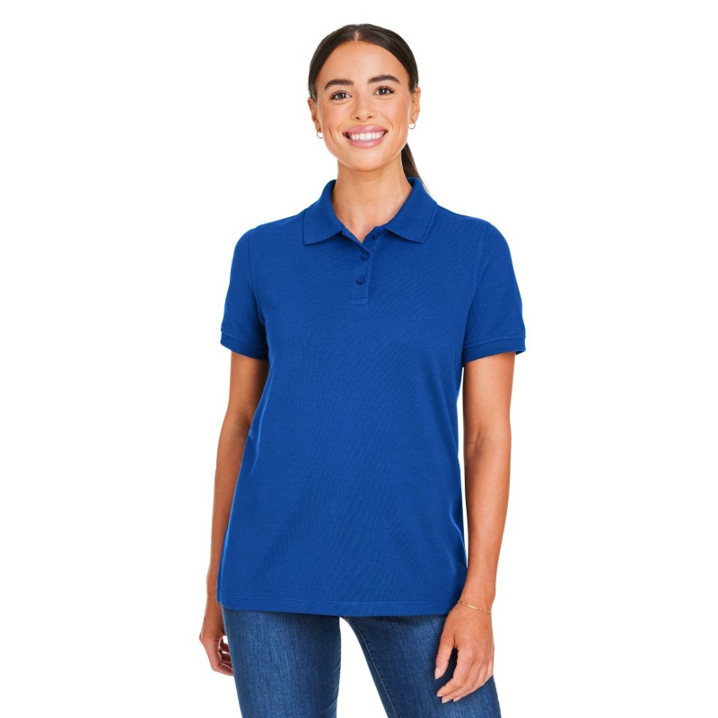 Buy Harriton M205W Ladies Valiant Cotton Snag Protect Polo | ApparelChoice.ca