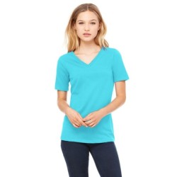 Buy Bella + Canvas 6405 Ladies Relaxed Jersey V-Neck T-Shirt | ApparelChoice.ca