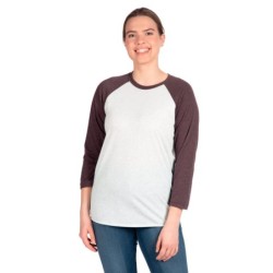 Buy Next Level Apparel 6051 Unisex Triblend 3/4-Sleeve Raglan | ApparelChoice.ca